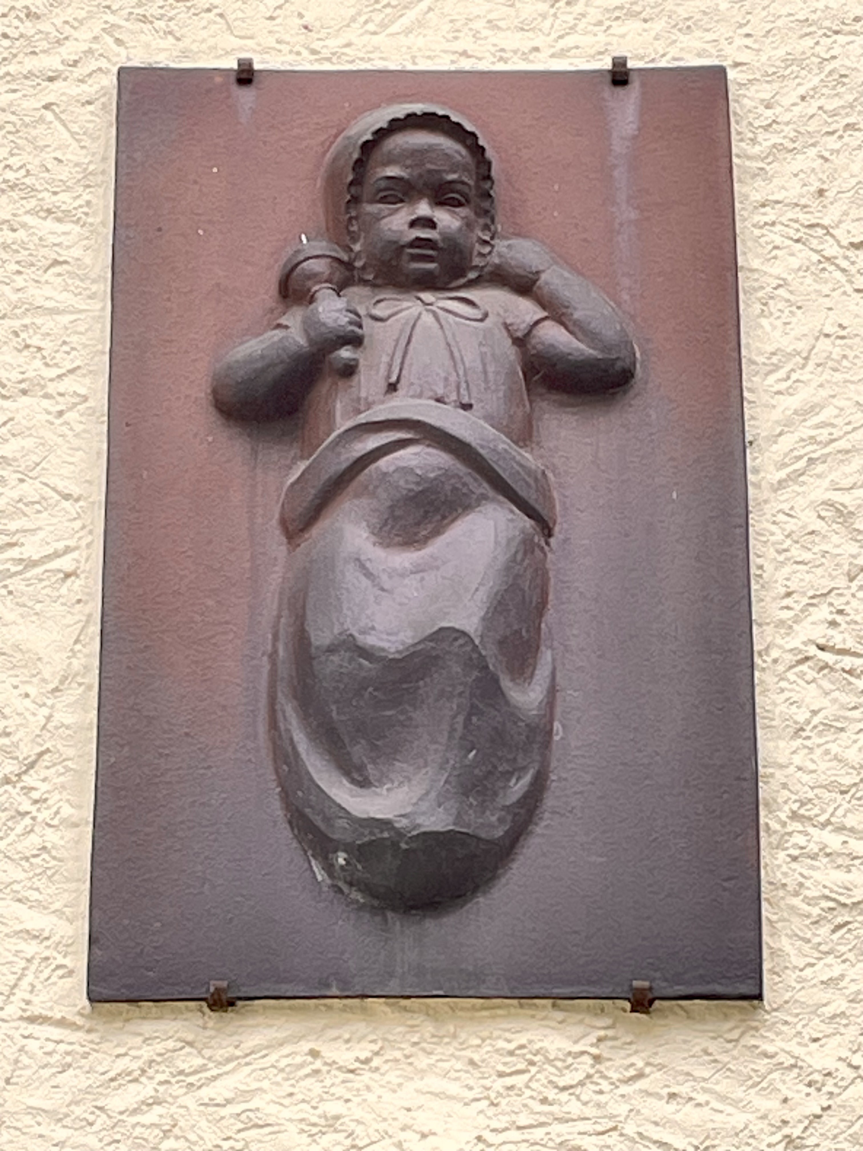 Wandbild, "Das Wickelkind"