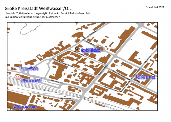 &Uuml;bersicht Toilettenm&ouml;glichkeiten Wei&szlig;wasser