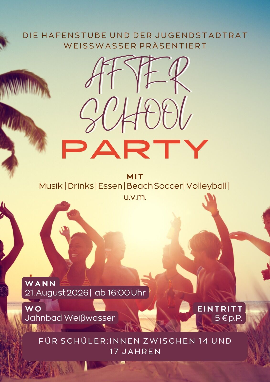Titelbild Veranstaltung After School Party am Strand
